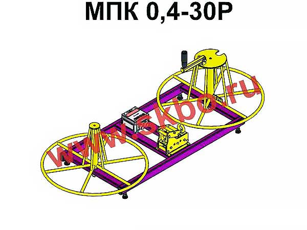 станок для перемотки кабеля МПК 0, 4-30Р