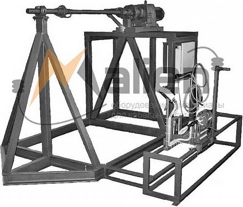 Станок для намотки кабеля на барабан СНК 25-03БР (с измерителем длины кабеля ИДК-70, для барабанов диаметром 800-2500 мм