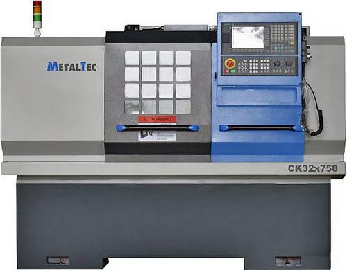 Токарный станок c ЧПУ с горизонтальной станиной MetalTec CK 32x750