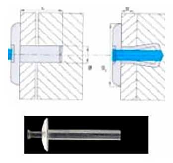 4,8*30 заклепка забивная алюминий/нерж.сталь А2 Scell-it